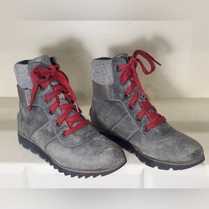 Sorel Women’s Harlow Conquest Leather Boots Size 7